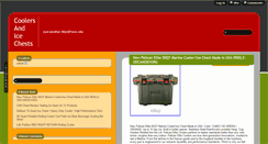 Desktop Screenshot of coolersandicechests.biz